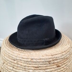 Vintage 70's Biltmore Beaver Blend Grandpacore Black  Fedora